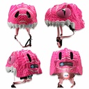 Crazy Safety | Fietshelm Dino Bicycle Helmet Pink