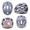 Crazy Safety | Fietshelm Stribes Bicycle Helmet Dark Blue