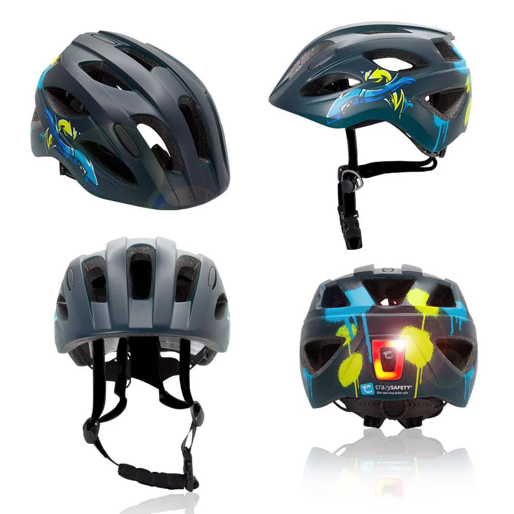 Crazy Safety | Fietshelm Arrow Bicycle Helmet Black/Yellow