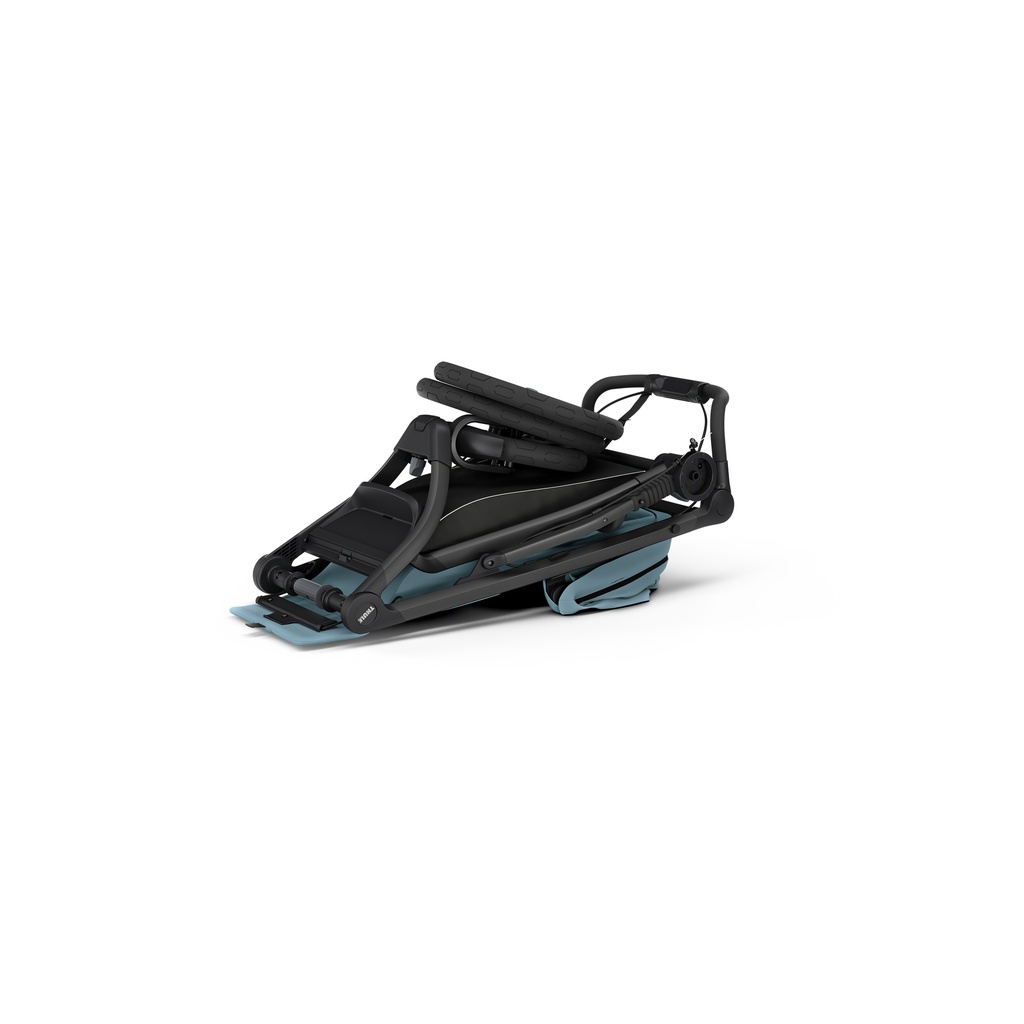 WANDELWAGEN, Thule, Urban Glide 3, mid blue, blauw, frame alu/black, driewieler, 2024
