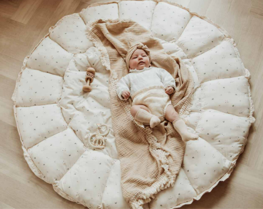 Play&Go | Speeltapijt Bloom Moon Organic Cotton Ø 130cm