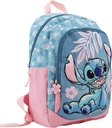 Lilo & Stitch | Rugzak met 2 Compartimenten Blauw/Roze 38x28x16cm