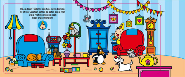 Bumba | Boek Wie is het? Geluidenboek Hardcover 223,5x213,5mm 