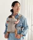 BabyBjorn | Babybuidel Mini 3D Mesh Grey Beige 3.5kg-11kg 