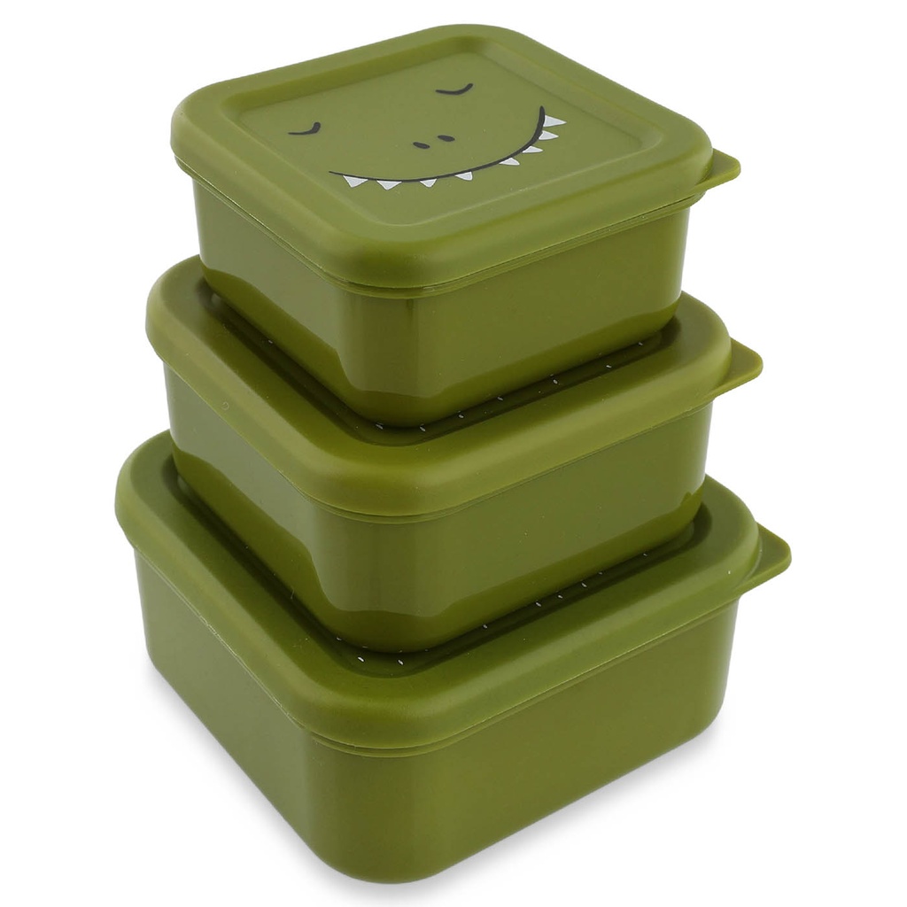 Trixie | Bewaarpotje Snack Box Mr. Dino Groen 3-pack