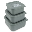 Trixie | Bewaarpotje Snack Box Mr. Shark Grijs 3-Pack