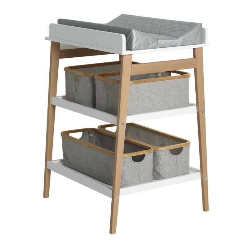 Quax | Verzorgingstafel Hip white naturel