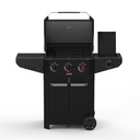 Barbecook |  Luca 312 Gasbarbecue Met Kast En Zijbrander Zwart 133.4x60.3x112.3cm
