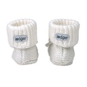 Lodger | Babyslofjes Katoen - Slipper Knit Cotton Cloud Dancer 0-6m