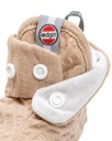 Lodger | Babyslofjes Katoen - Slipper Seersucker Beige 0-3m