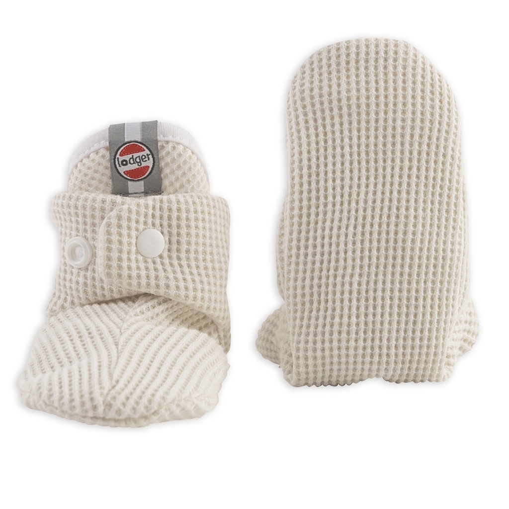 Lodger | Babyslofjes Katoen Slipper Ciumbelle Cloud Dancer 0-3m