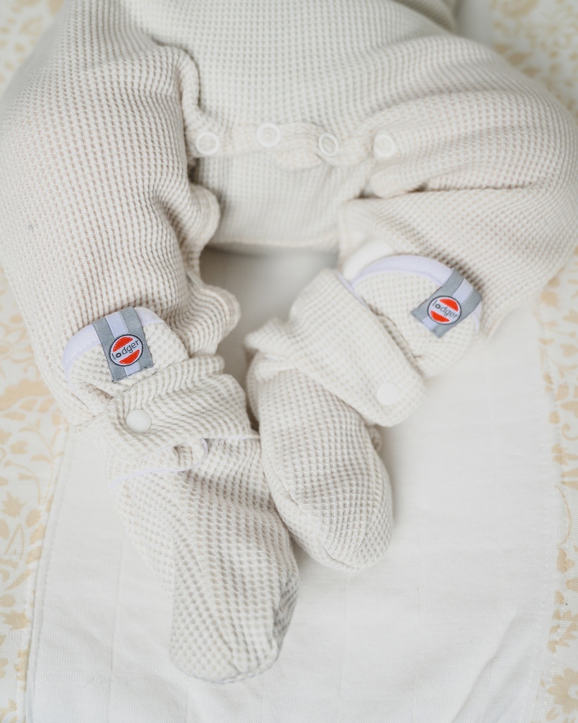 Lodger | Babyslofjes Katoen Slipper Ciumbelle Cloud Dancer 0-3m