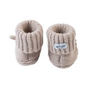 Lodger | Babyslofjes Wol Slipper Merino Wool Beige 0-6m