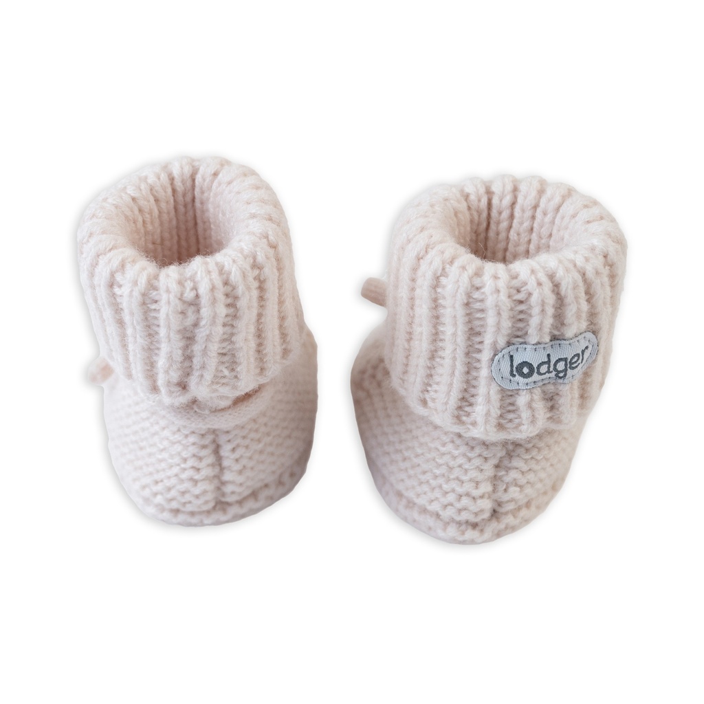 Lodger | Babyslofjes Wol - Slipper Merino Wool Birch 0-6m