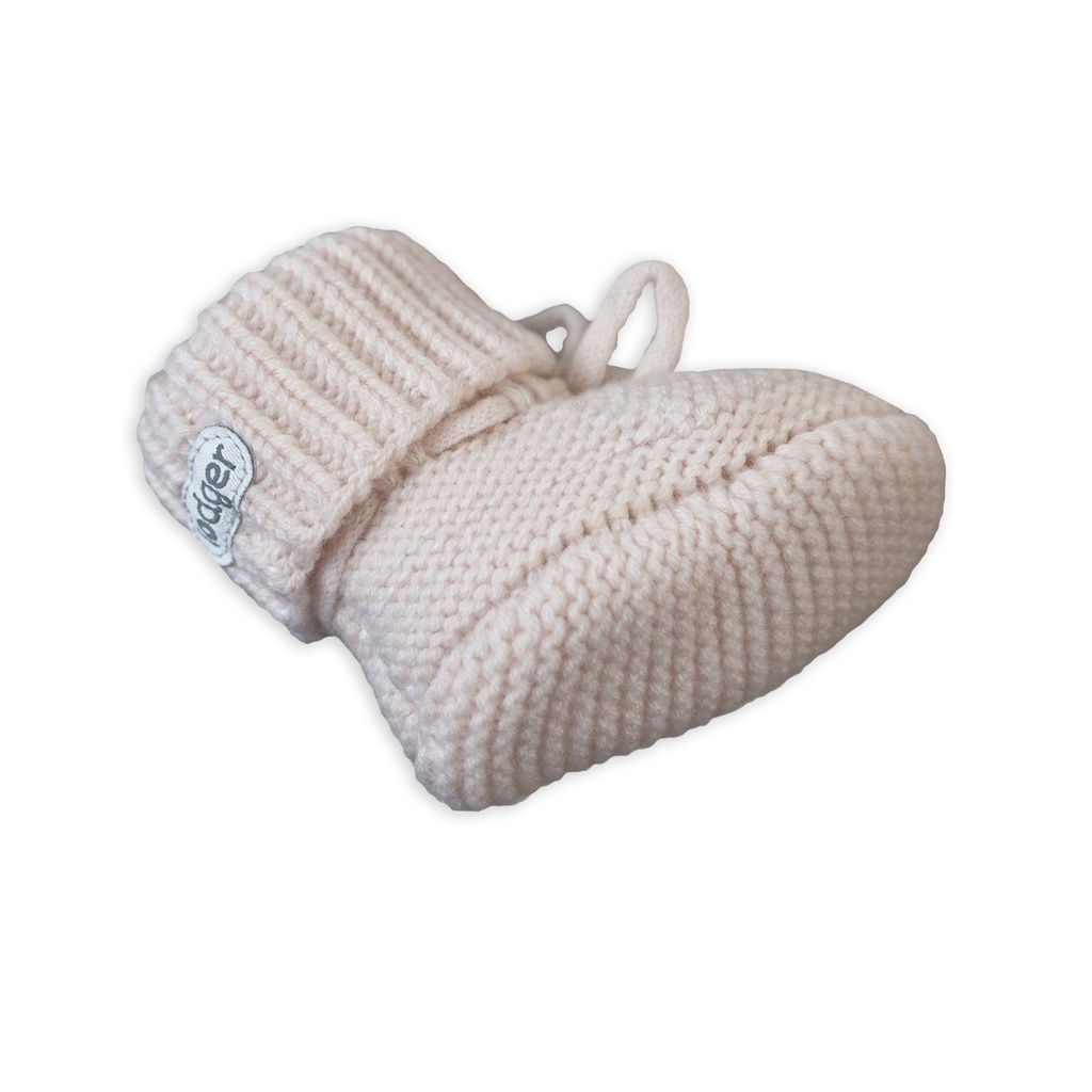 Lodger | Babyslofjes Wol - Slipper Merino Wool Birch 0-6m