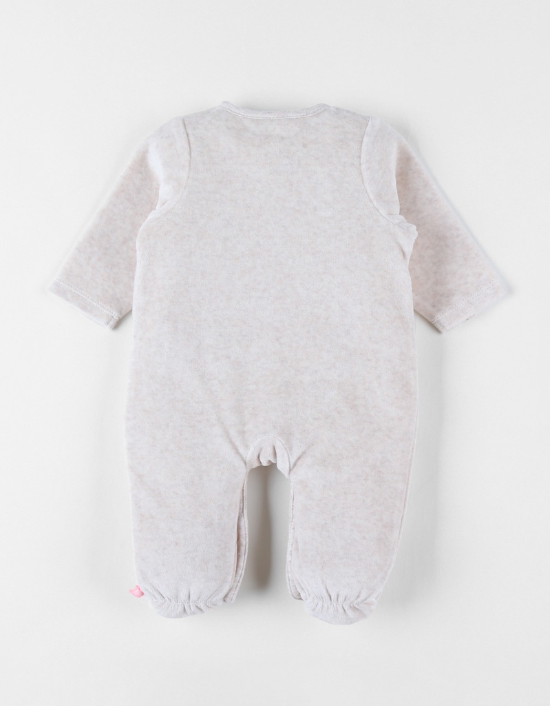 Noukies | Pyjama Lion Corduroy/Fluweel Beige