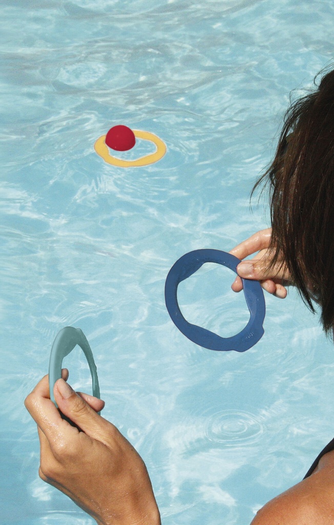 Quut | Petanque Spel Ringo 6 Ringen + 1 Bal 