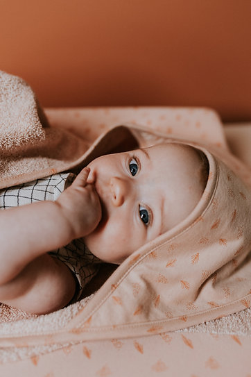 Plum Plum | Badcape Lauf Roze 80x80cm           