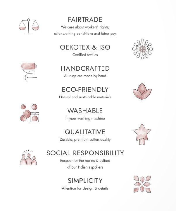 Tapis Petit | Kamertapijt Inez Pink 120x180cm