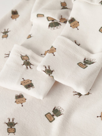 Name it | Kruippak Boys Zip Airplane Peyote/Tradewinds