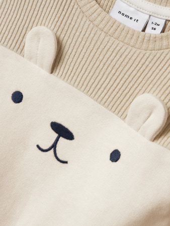 Name it | Pull Uni Nbnlivs Ls Sweat Cloud Dancer
