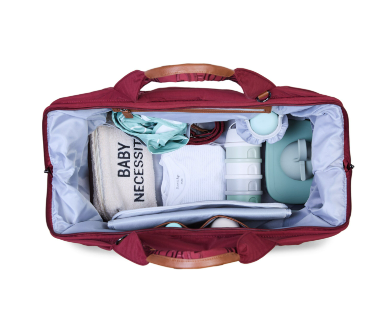 Childhome | Verzorgingstas Mommy Bag Signature Urban Bordeaux