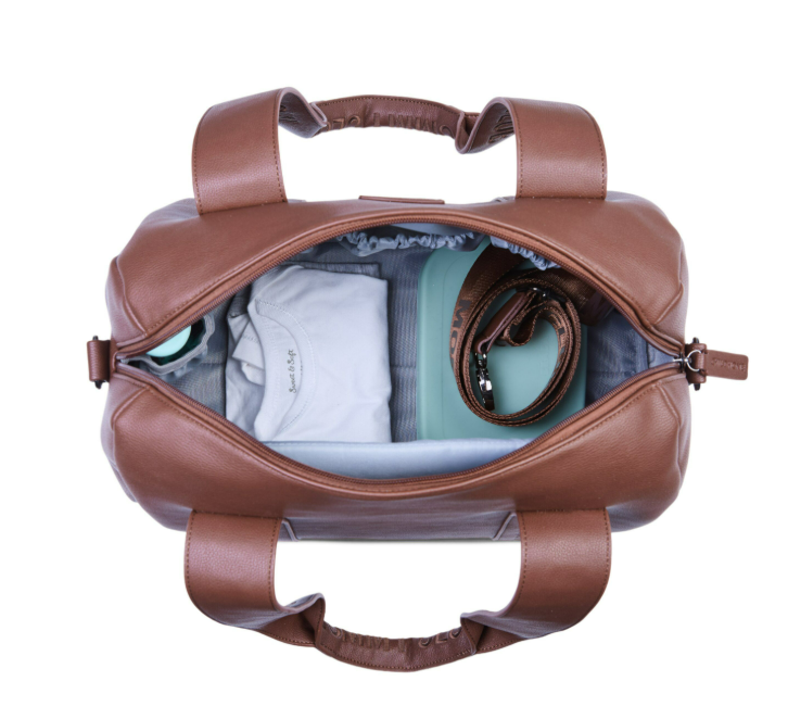 Childhome | Verzorgingstas Mommy Club Dark Brown Vegan Leder
