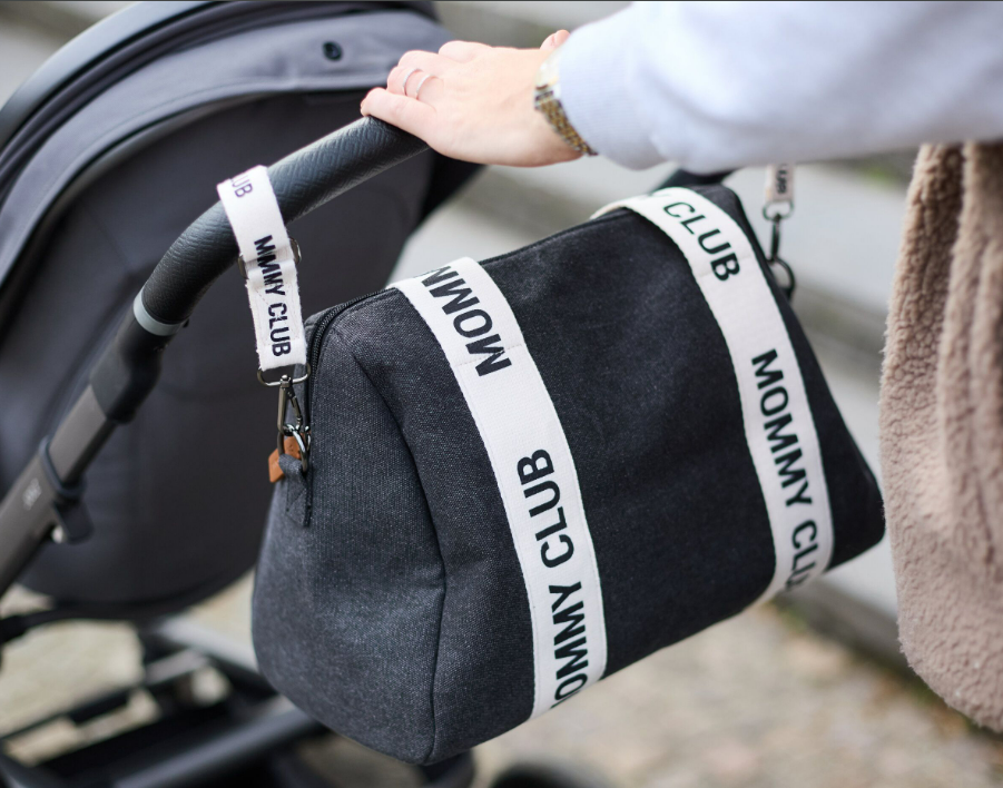 Childhome | Verzorgingstas Mommy Club Signature Canvas Black