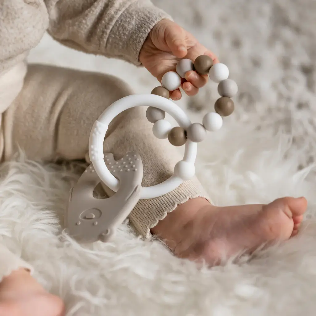 Nattou | Bijtring Silicon Bear Klei