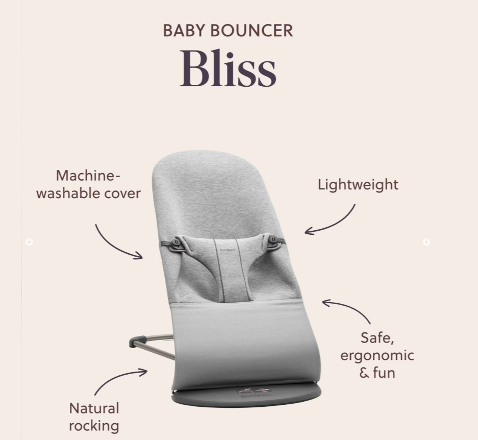 BabyBjorn | Relax Bliss Mesh Dusty pink