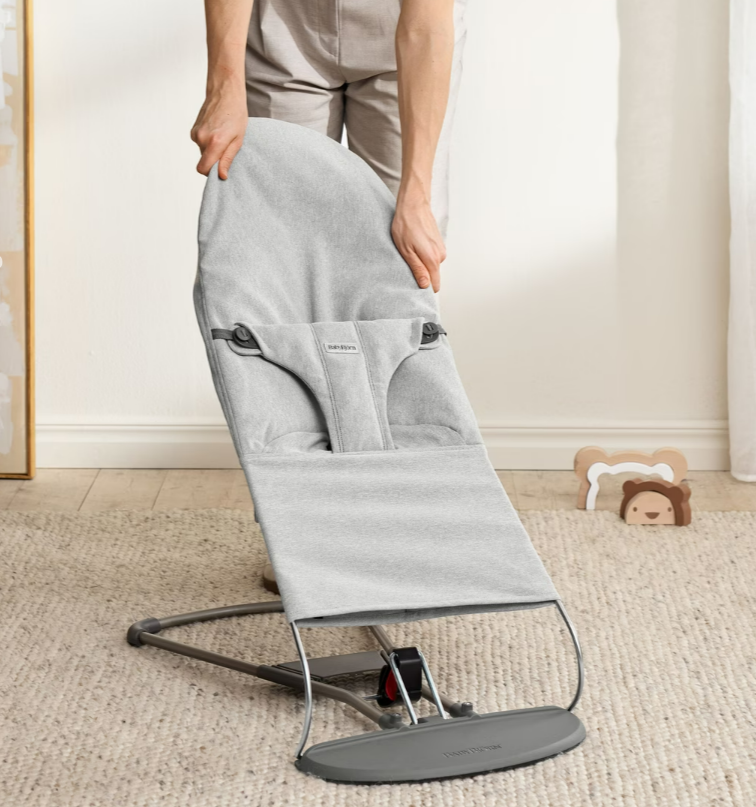 Babybjorn | Relax Bliss Woven Mélange Light grey