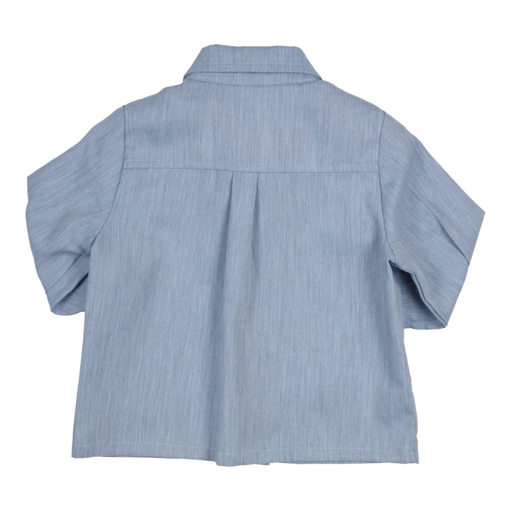 Gymp | Hemd Boys Shirt Ronald Black/Beige (kopie)