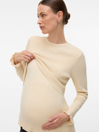 Mamalicious | Jurk Mlrosana Balloon Midi Dress Pomegranate (kopie)