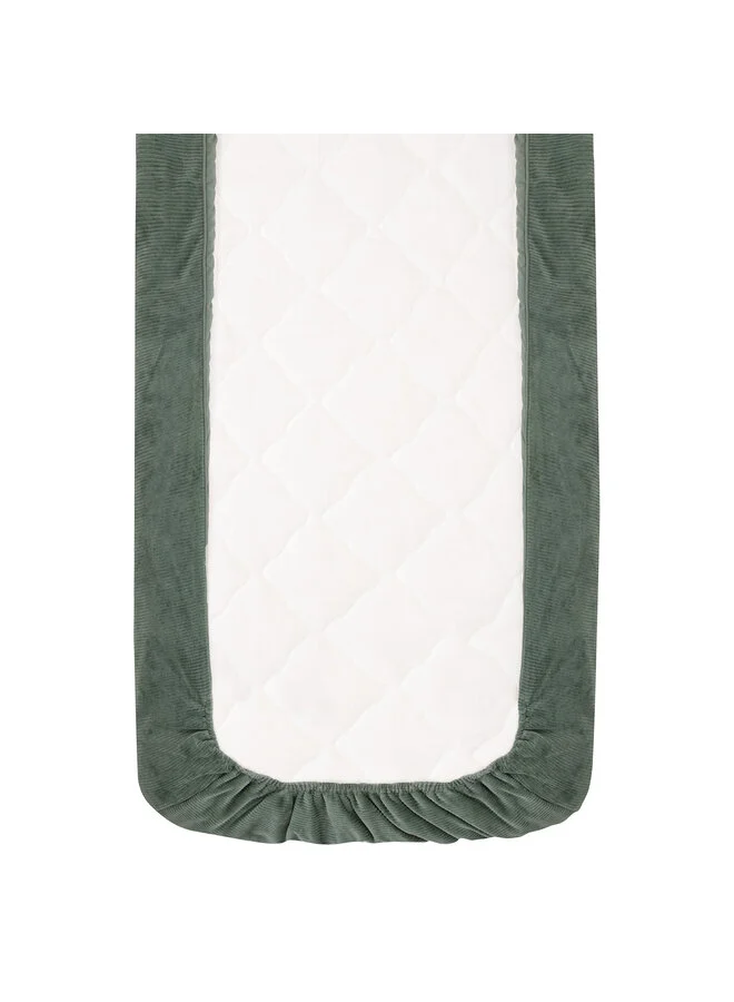 TUCK-INN DEKEN WIEG 40X80CM VELVET RIB FOREST GREEN  