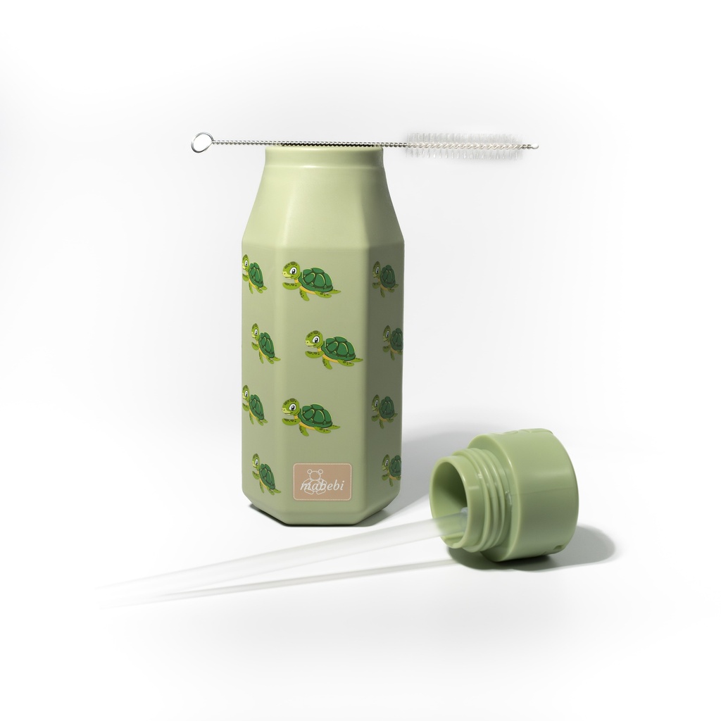 Mabebi | Drinkfles Akron Schildpad Groen