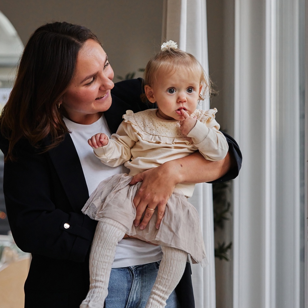 Dirkje | Broekkous Girls Lovely Tights Off White/Sand