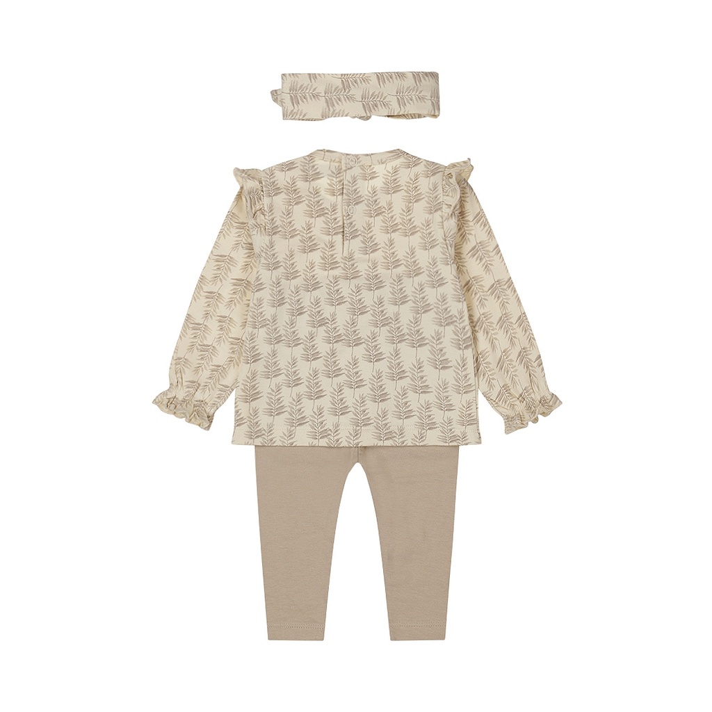 Dirkje | Broekkous Girls Lovely Tights Off White/Sand