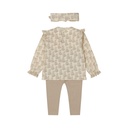 Dirkje | Broekkous Girls Lovely Tights Off White/Sand