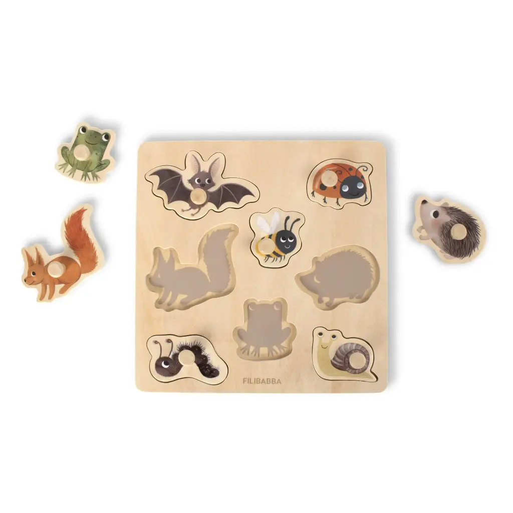 BB&Co | Houten Puzzel Bosvrienden Van Filibabba