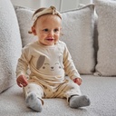 Dirkje | Jurk Girls Pretty Fall Dress Longsleeve Beige Grey (kopie)