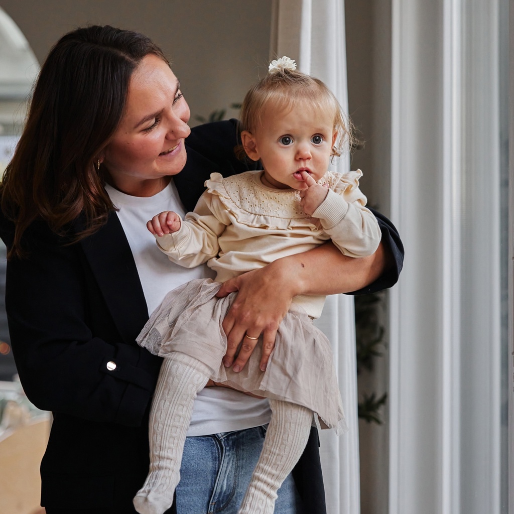 Dirkje | Pull Girls Pretty Fall Sweater Off White