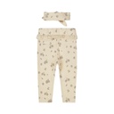 Dirkje | Outfit Girls Pretty Fall Trousers + Headband Off White 2-delig