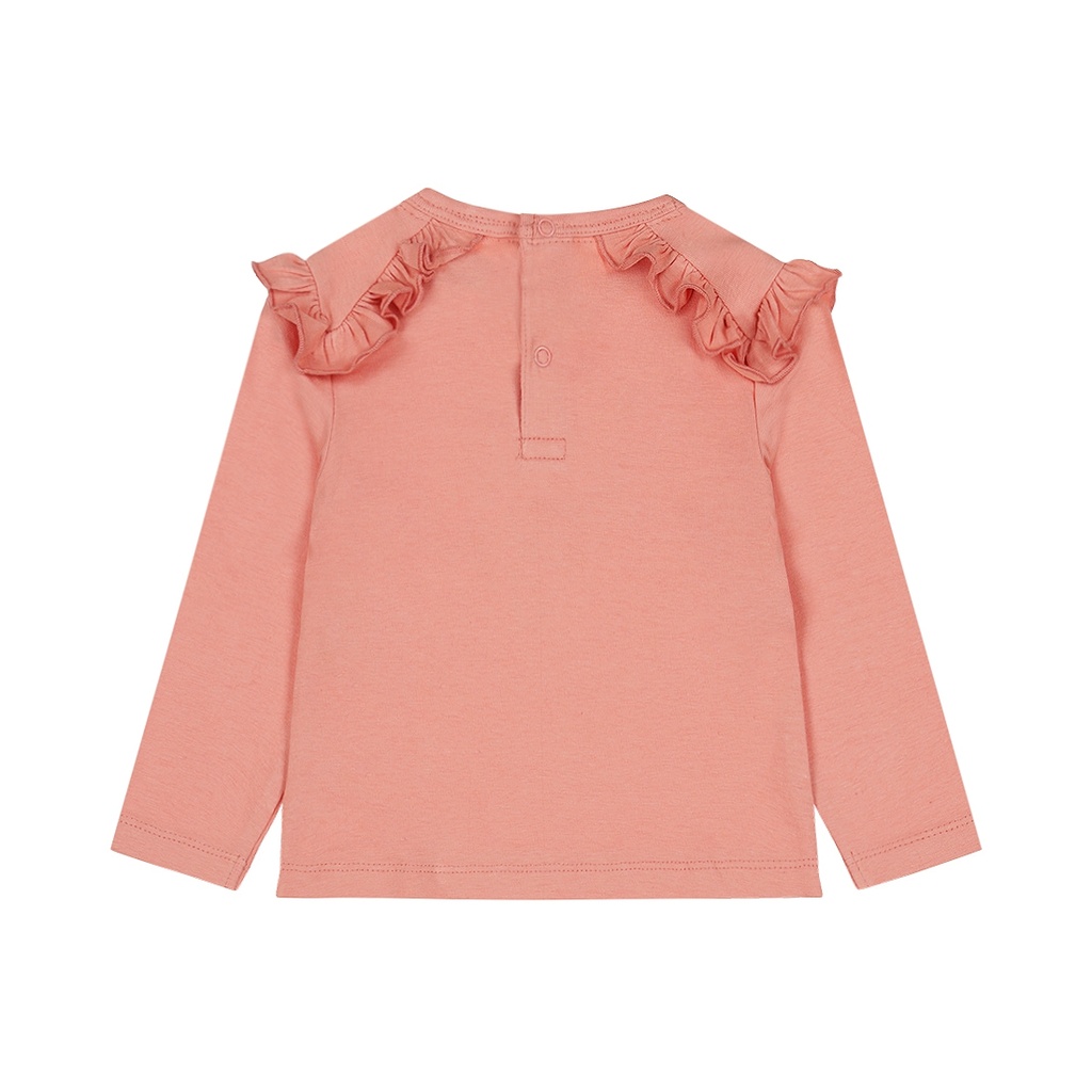 Dirkje | T-shirt Girls Berry T-shirt Longsleeve Off White