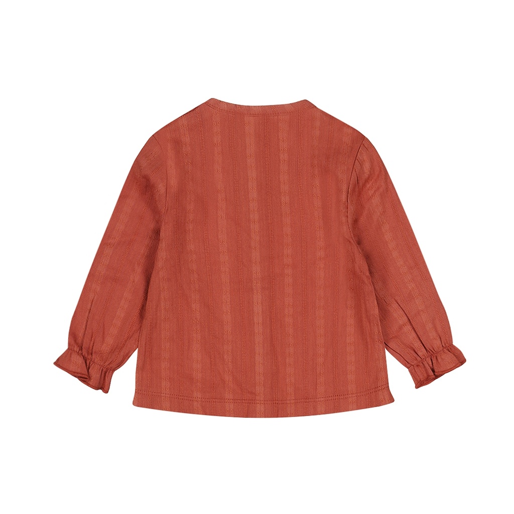 Dirkje | Blouse Girls Berry Blouse Longesleeve Terra