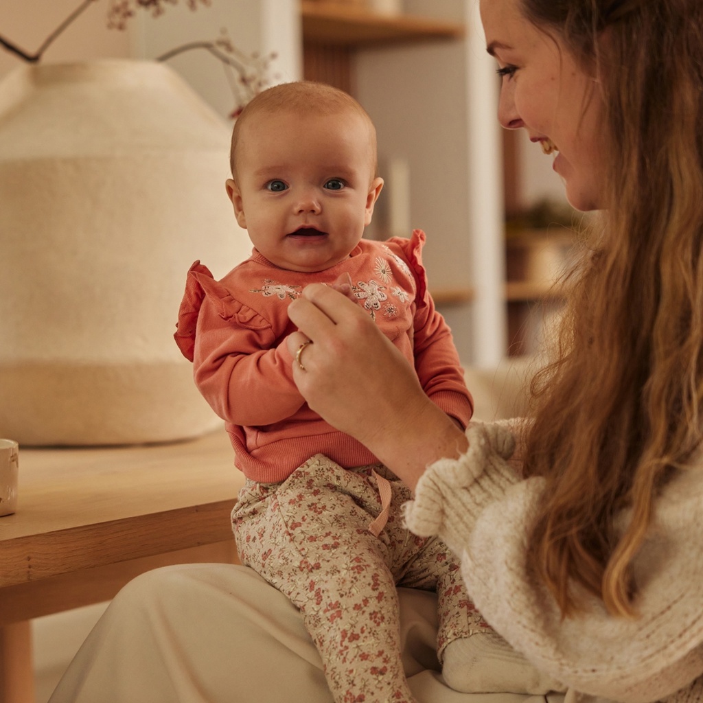 Dirkje | Broek Girls Berry Trousers Beige Grey