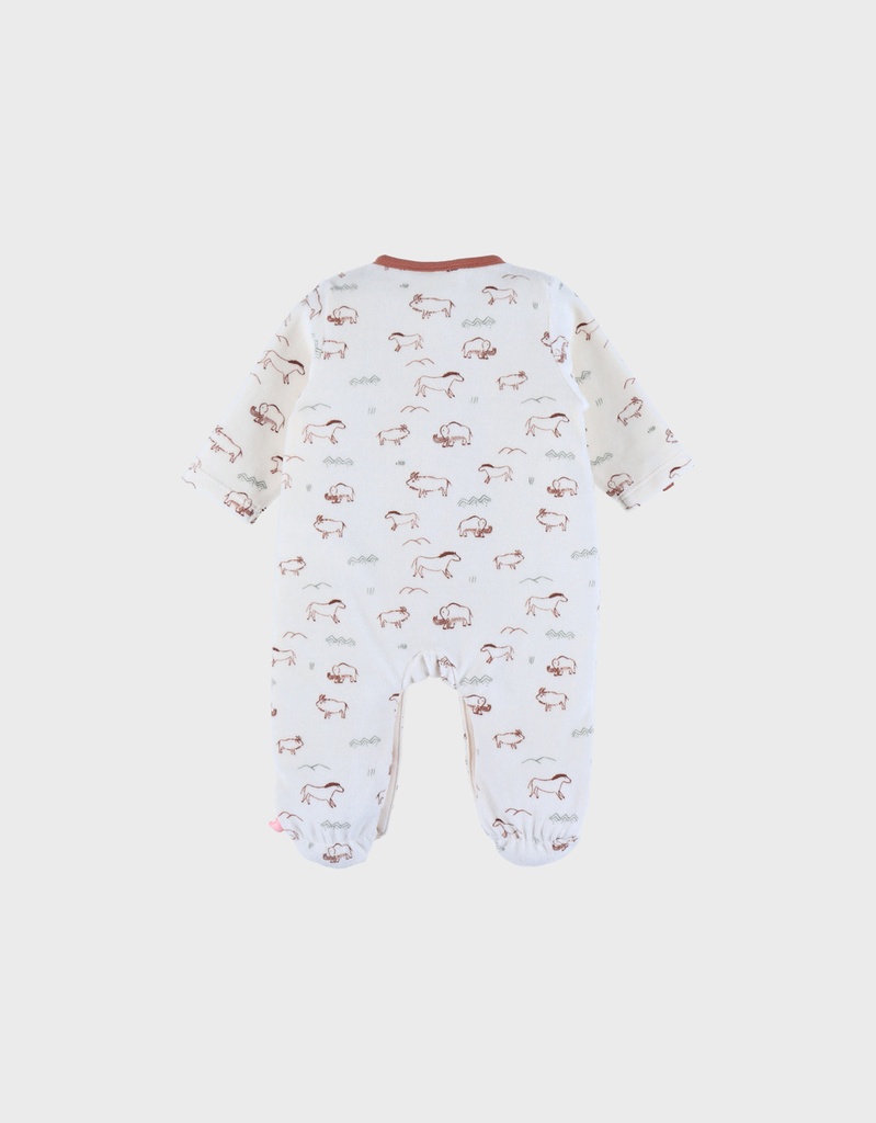 Noukies | Pyjama Mammoet Fluweel