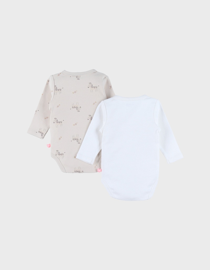 Noukies | Body Sweet Zebra 2-pack