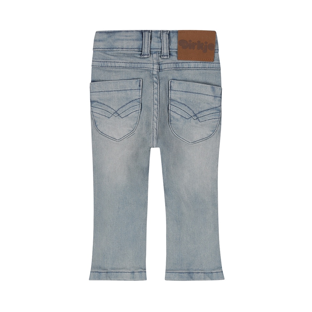 Dirkje | Broek Girls Jeans Flared Blue Jeans