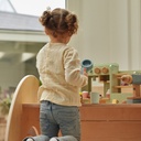 Dirkje | Broek Girls Jeans Flared Blue Jeans