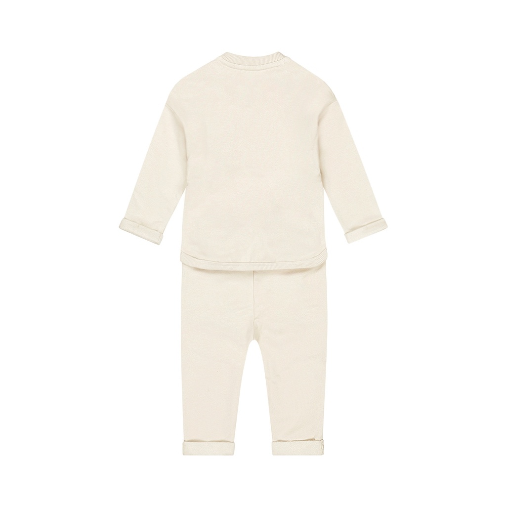Dirkje | Outfit Boys Frosty Friends Babysuit Pebble 2-delig